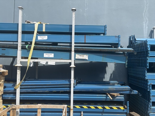 [U-MRB-360] Used Beams: Mastorak 11.5ft (138in) long x 6in (Step) Blue