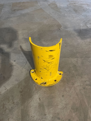 [u-pp-uni-7.5-12] Post protector: Universal 7.5" (12" high) Anchored - hardware extra