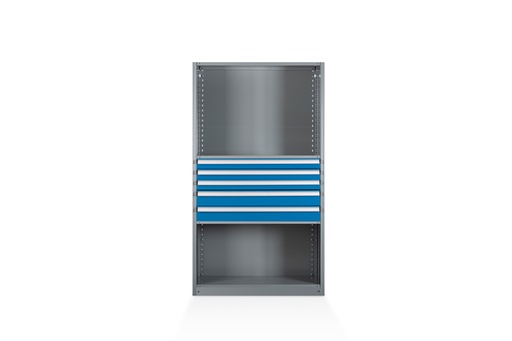 [MD-Kit-76x18x48] Modular Unit - 76"H x 18"D x 48"W with 5 modular drawers